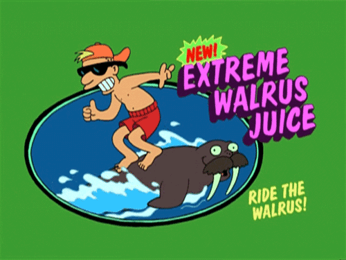 Fishy Joes Walrus Juice. ride the walrus!.