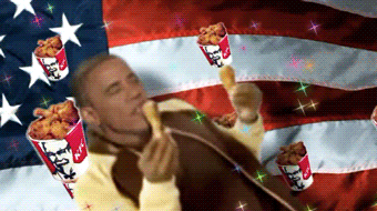 It's a song OC+obama+eating+fried+chicken+and+danci.+dancing_d043a7_4222731