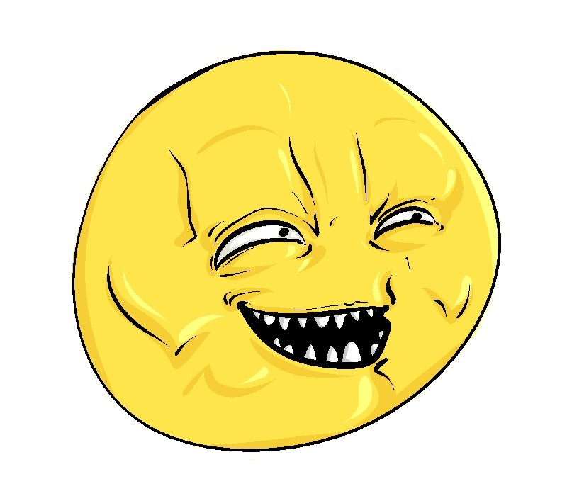 Troll Face Yellow BlageusFree