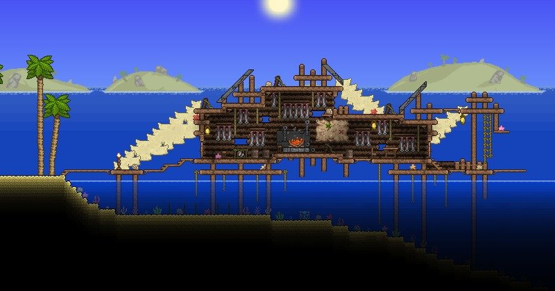 Terraria Comfy Build's comp