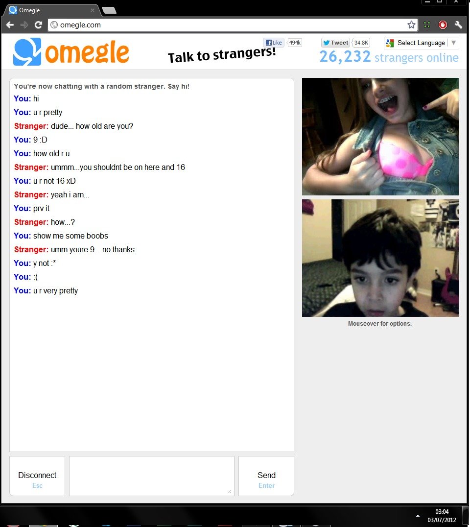 Sluty teen met omegle goes