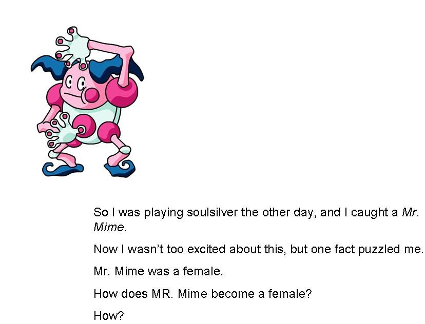 Female Mr Mime