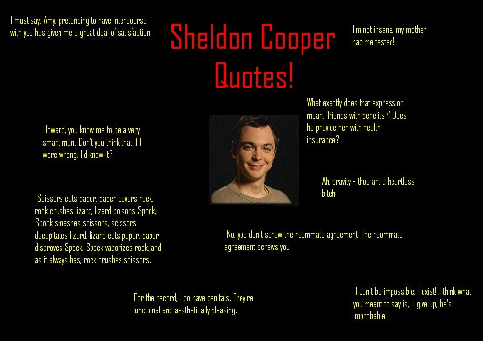Sheldon Quotes