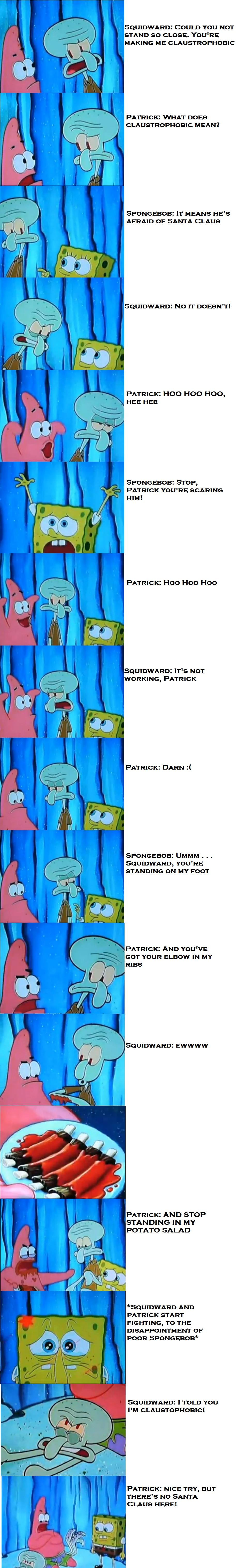 Claustrophobic Spongebob