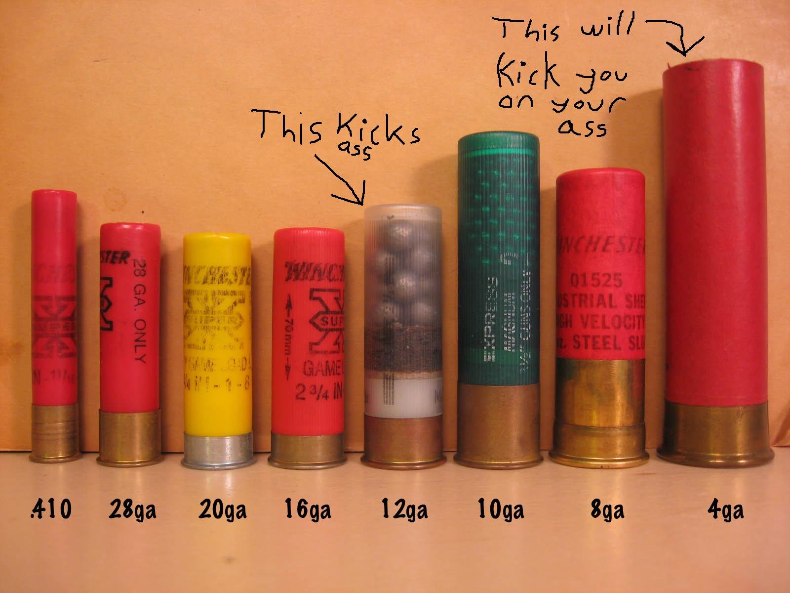 12 GAUGE VS 4 GAUGE