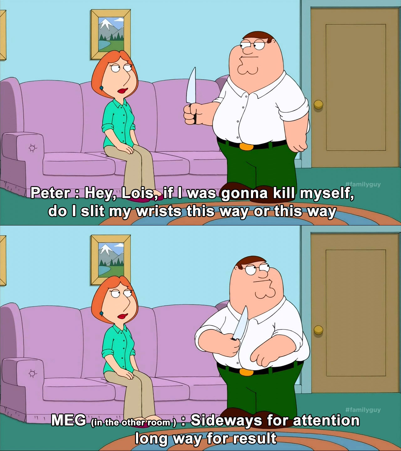 Family Guy knows how to do it
