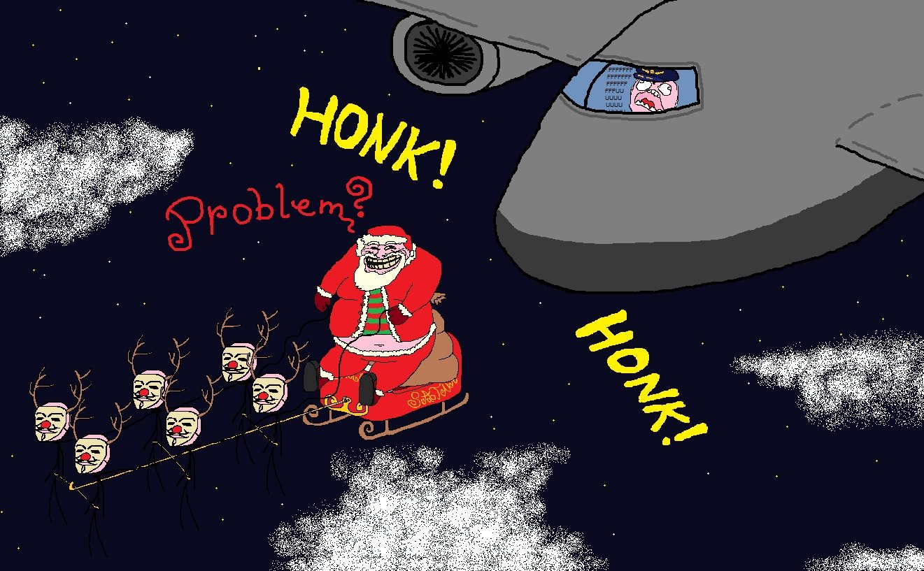 Troll Face Santa 7270