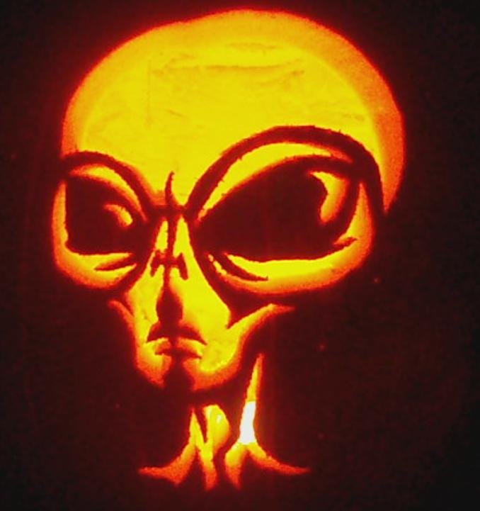 alien pumpkin