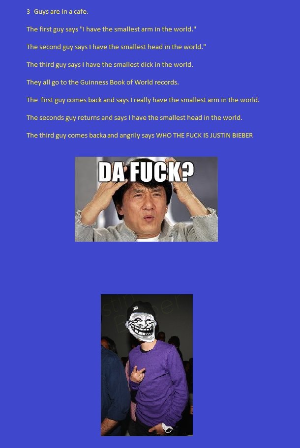 Bieber Troll