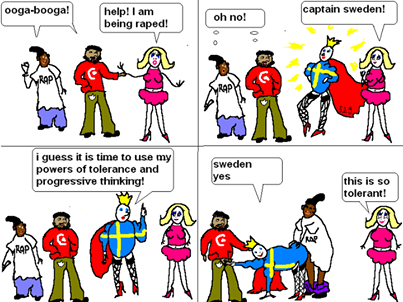 Rasisti Švedi niječu imigrantima pravo da prakticiraju svoju religiju i običaje - Page 3 Captain+sweden+strikes+again_cb54ea_5307282