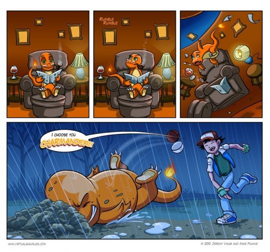 Charmander Pokeball Comic