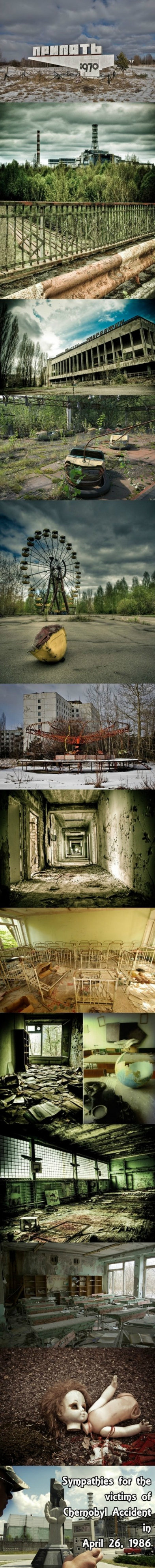 Chernobyl - 26 years. Marking the 26th anniversary since the Chernobyl nuclear disaster.. Iar all. if there weren't risks of radiation there, it'd make a sick paintball arena