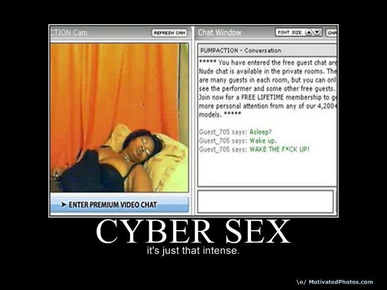 Cybersex.