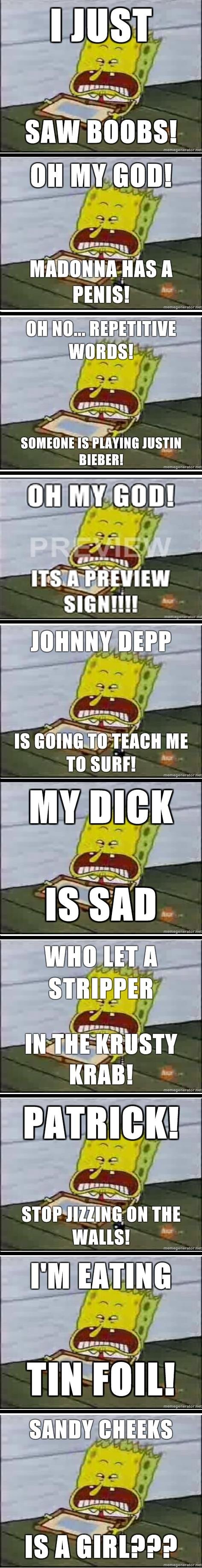 Spongebob Epic Face