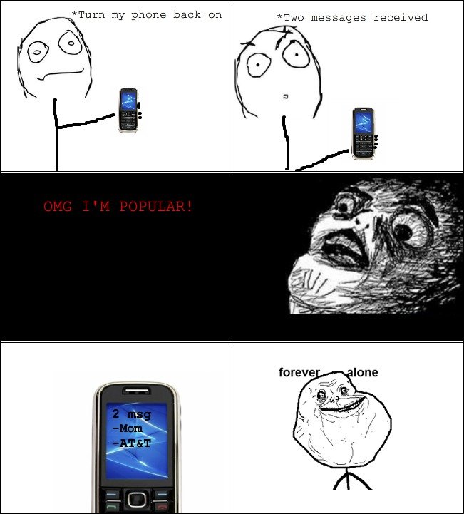 Forever Alone Sms