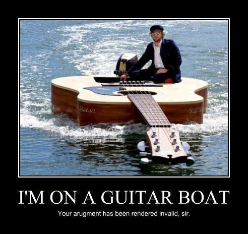 A Guitar Boat