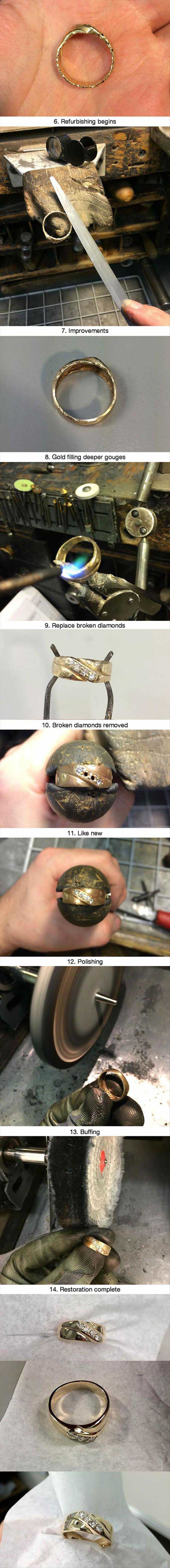 How to fix wedding ring