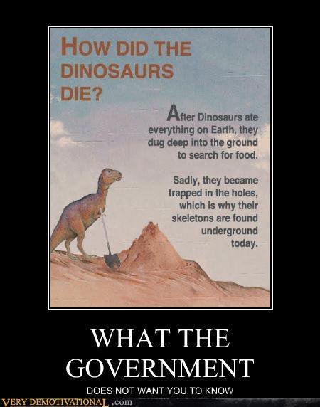 How did dinosaurs die?