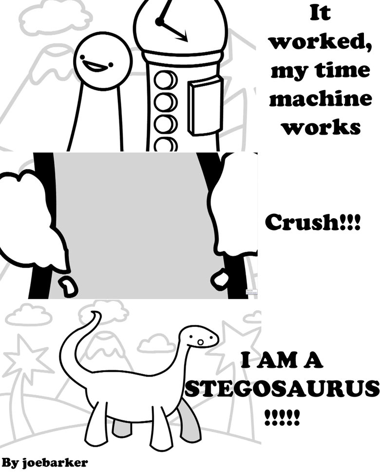 I AM A STEGOSAURUS