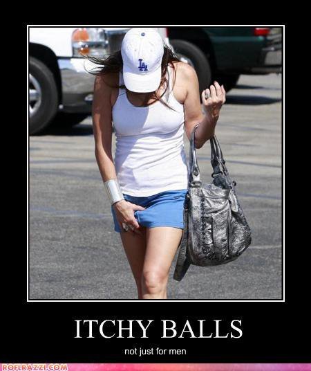 jock itch on balls