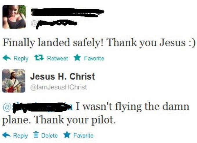 What's Funny on the Internet? Jesus+didn+t+fly..+Jesus+flies+planes_aedb36_4179446