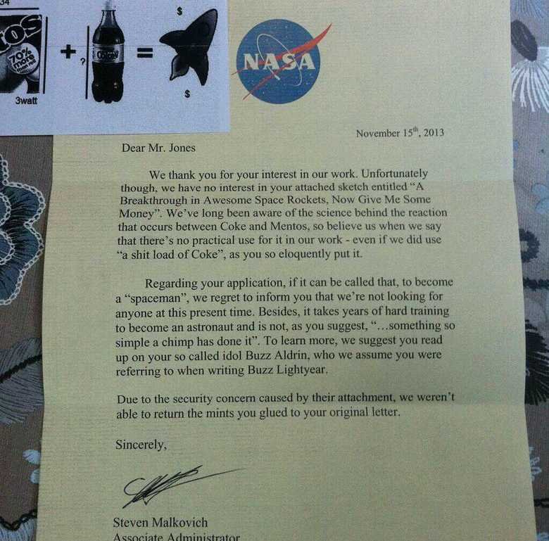 Kuhrioses und Kuhmisches Letter+from+NASA_10e5de_4898407