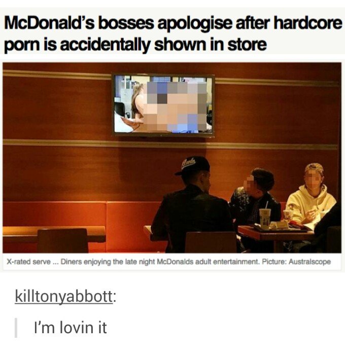 Mcdonalds voyeur video