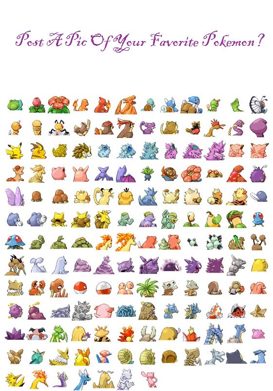Original 100 Pokemon