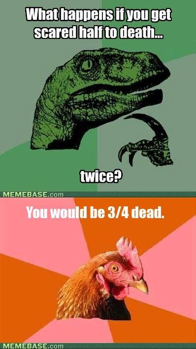 funny chicken math meme