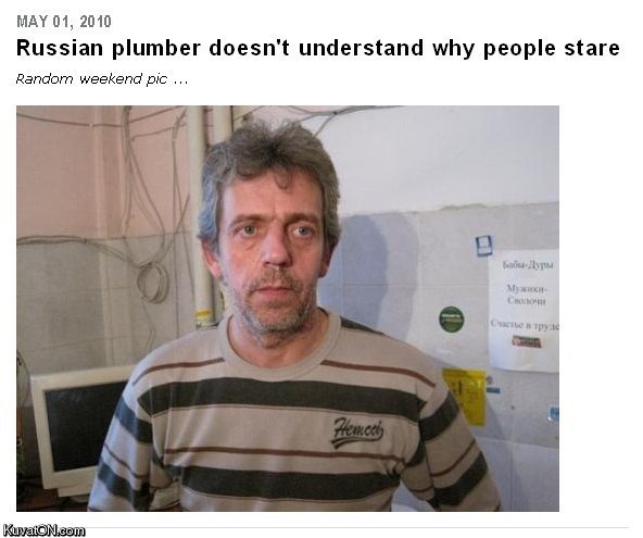 Russian plumber