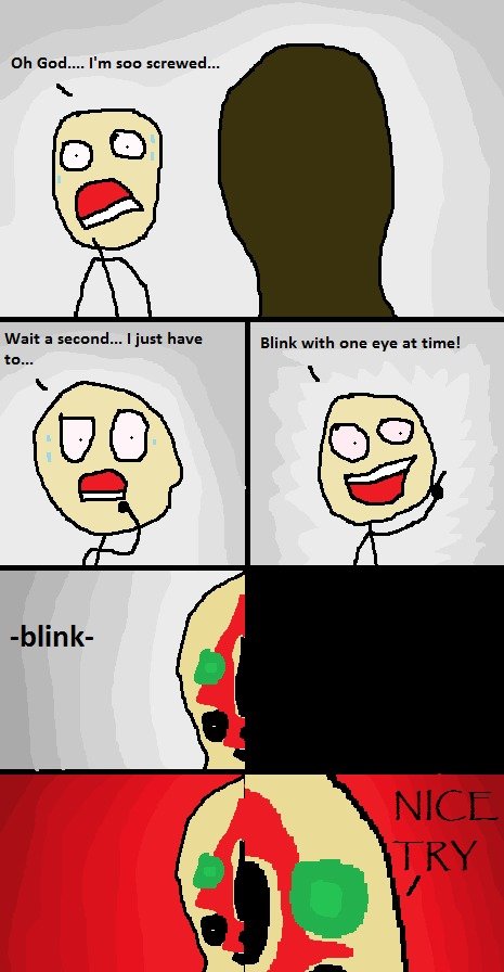 scp 173 blink one eye