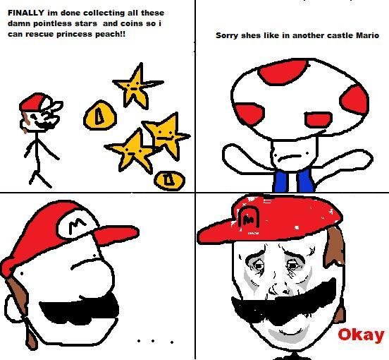 Sad Mario