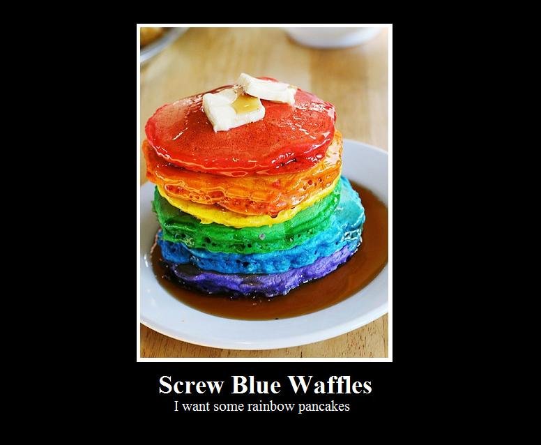 Blue waffle