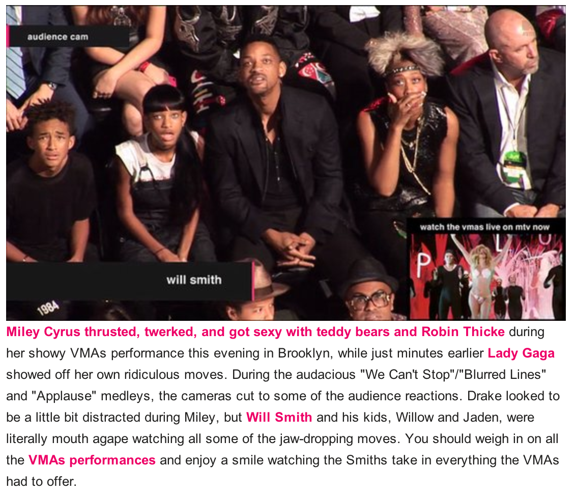 Will Smith Audience Reaction