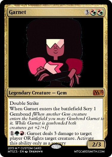 Steven Universe As Mtg Cards