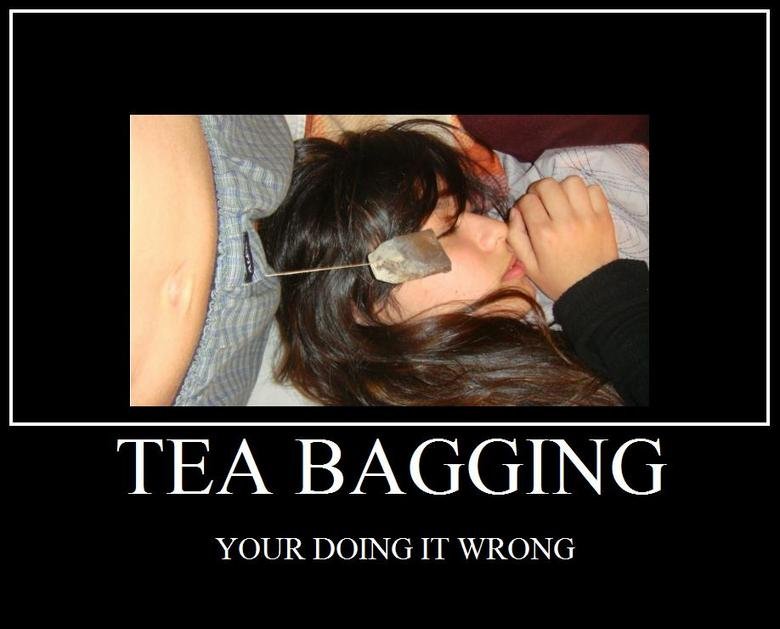 tea-bagging