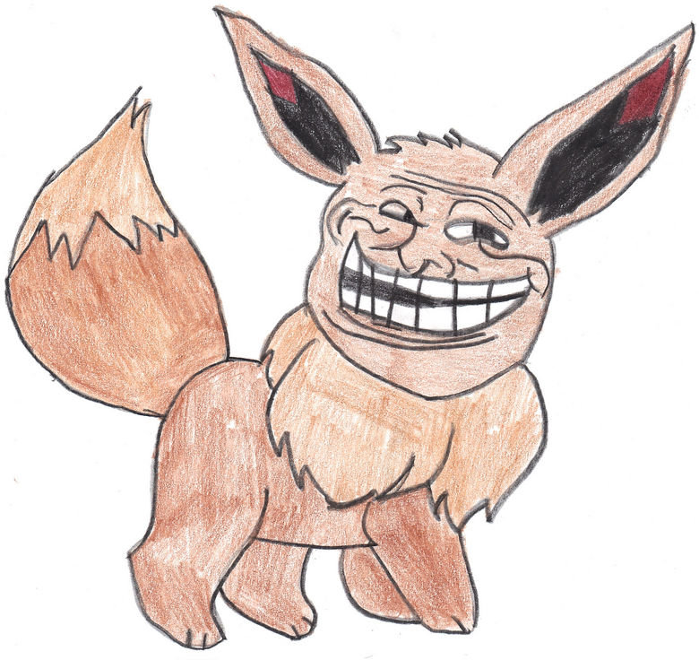 Pokemon devil troll face