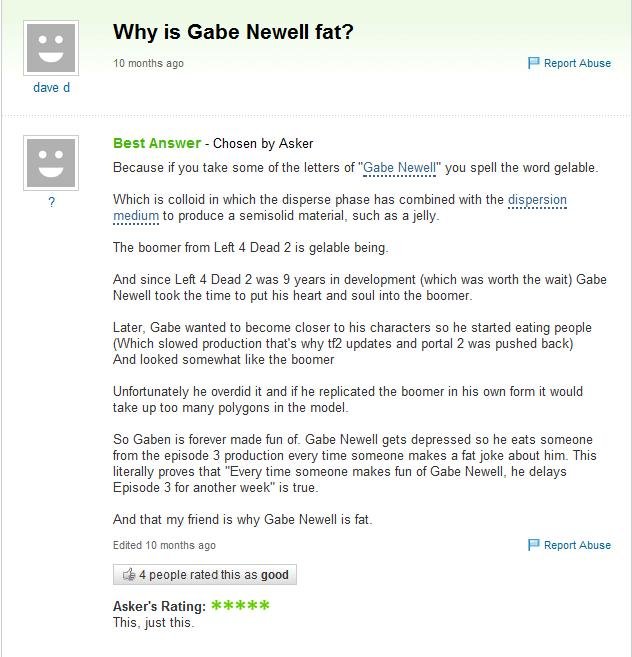 Gabe Is Fat