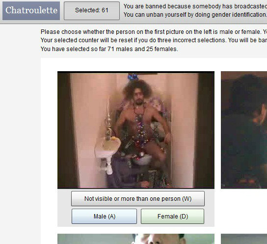 Chatroulette Ban