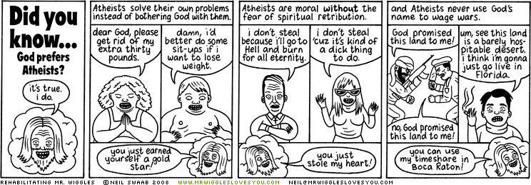 god prefers atheists
