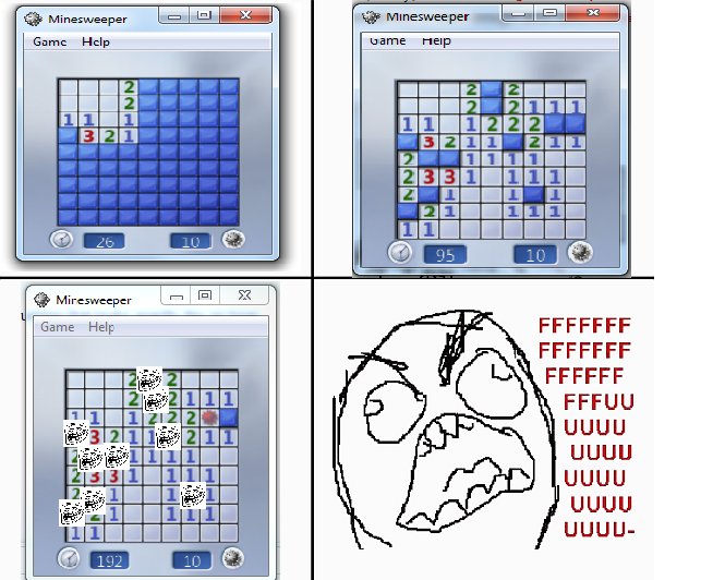 Minesweeper rage.. I thought of this a few minutes ago whilst shouting &amp;