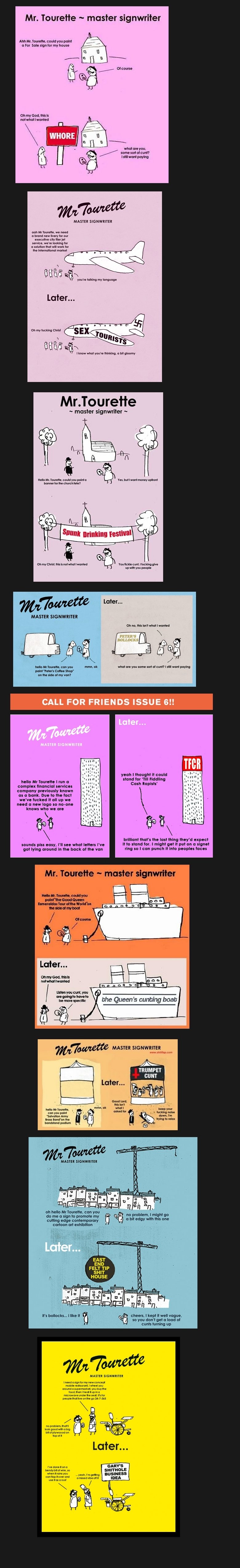 Mr Tourette Cards