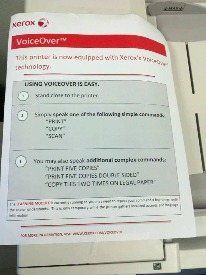 Voice Printer