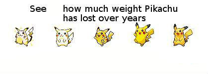 Pikachu Weight Loss