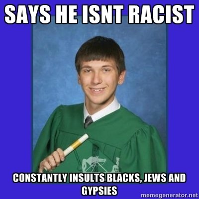 racist white man