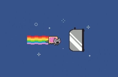 nyan cat spoiler alert gif