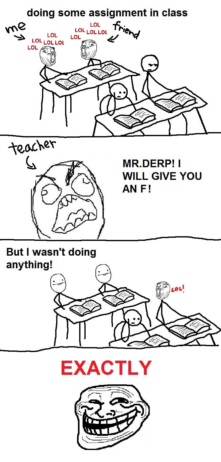 troll teacher