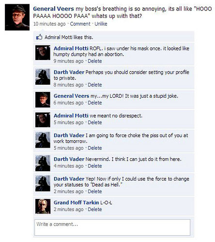 Facebook Vader