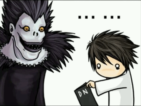 My Crazy Fan self looking for Gif.s of Ryuk.. by sel39 on DeviantArt
