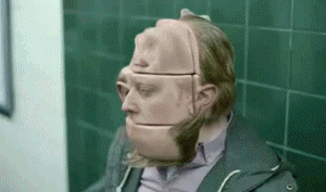 cube head cartoon